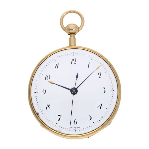 Swiss extremely rare early lépine repeater with center seconds Circa 1800