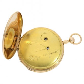 Swiss extremely rare early lépine repeater with center seconds Circa 1800