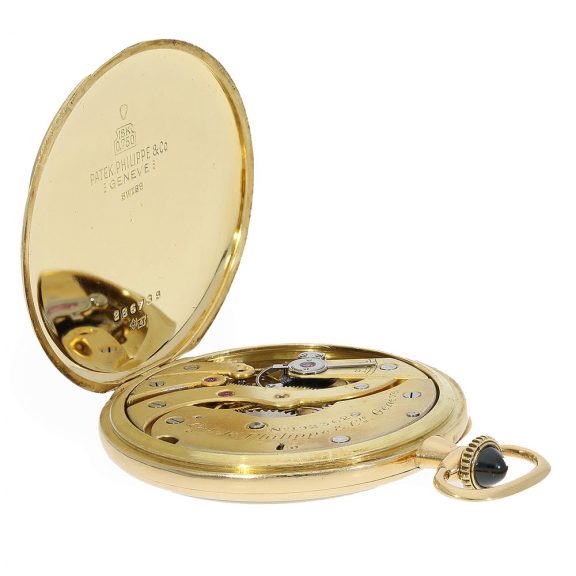 Swiss 18 carat gold open faced lever pocket watch Circa 1923 Swiss 18 carat gold open faced lever pocket watch Circa 1923
