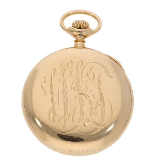 German 14 carat gold quality 1A precision pocket watch Circa 1895