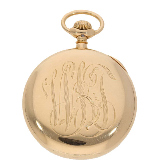 German 14 carat gold quality 1A precision pocket watch Circa 1895 German 14 carat gold quality 1A precision pocket watch Circa 1895