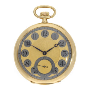 Fine Swiss 18 carat gold observatory chronometer Circa 1922