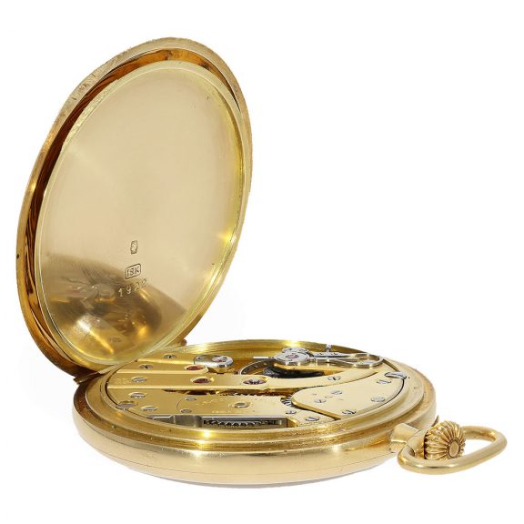 Fine Swiss 18 carat gold observatory chronometer Circa 1922 Fine Swiss 18 carat gold observatory chronometer Circa 1922