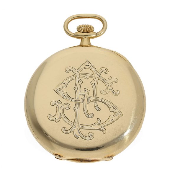 Fine Swiss 18 carat gold observatory chronometer Circa 1922 Fine Swiss 18 carat gold observatory chronometer Circa 1922