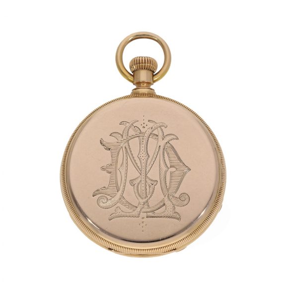 German 18 carat gold full hunter cased watch in 1A quality Circa 1870 German 18 carat gold full hunter cased watch in 1A quality Circa 1870