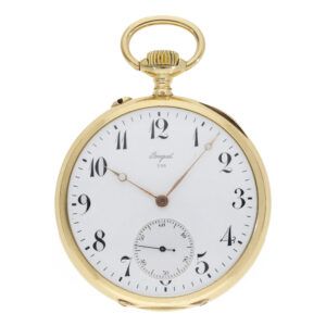 French 18 carat gold anker chronometer watch Circa 1900