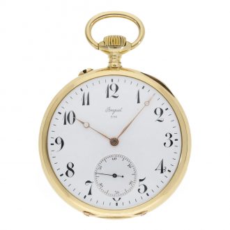 French 18 carat gold anker chronometer watch Circa 1900