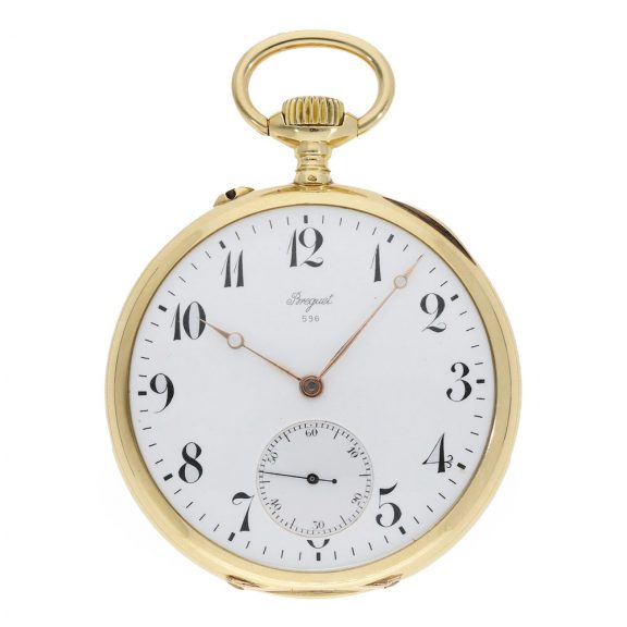 French 18 carat gold anker chronometer watch Circa 1900