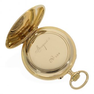 French 18 carat gold anker chronometer Circa 1900