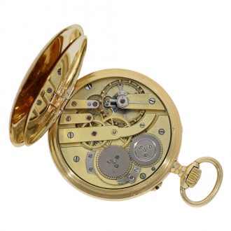 French 18 carat gold anker chronometer Circa 1900