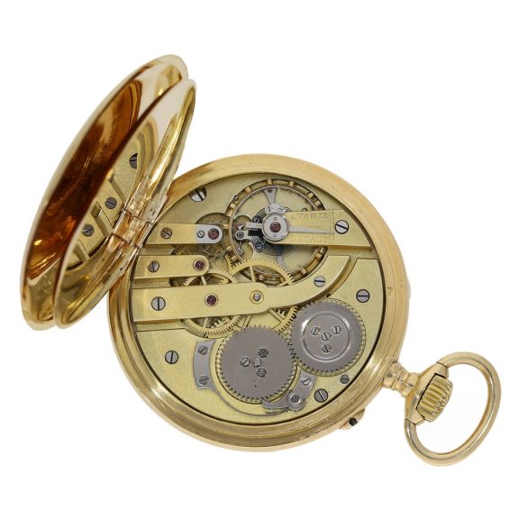 French 18 carat gold anker chronometer Circa 1900 French 18 carat gold anker chronometer Circa 1900