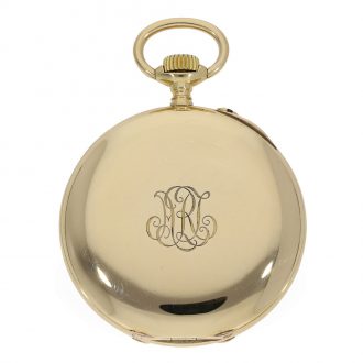 French 18 carat gold anker chronometer Circa 1900