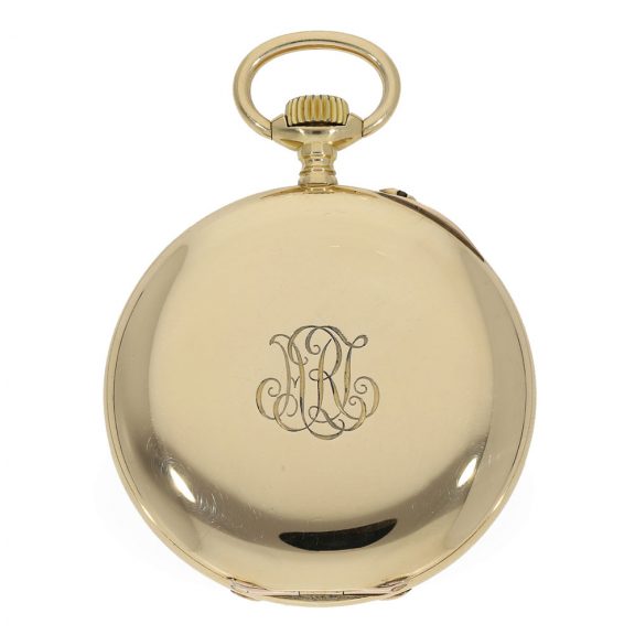 French 18 carat gold anker chronometer Circa 1900 French 18 carat gold anker chronometer Circa 1900