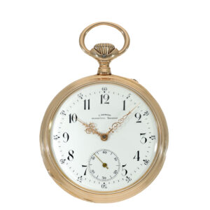 German 18 carat gold grade 1A precision pocket watch Circa 1895