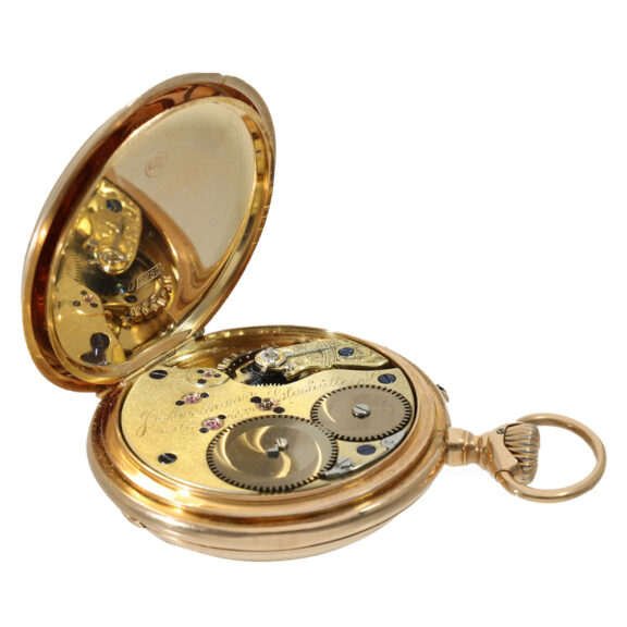 German 18 carat gold grade 1A precision pocket watch Circa 1895 German 18 carat gold grade 1A precision pocket watch Circa 1895
