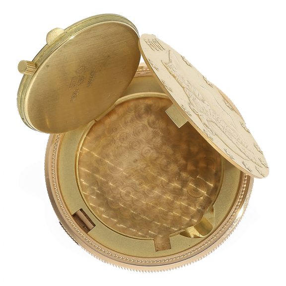 Swiss 18 carat gold Twenty Dollar 1904 coin watch Circa 1960 Swiss 18 carat gold Twenty Dollar 1904 coin watch Circa 1960