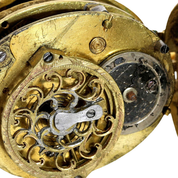 A very rare oval gilt verge pocket watch Circa 1800 A very rare oval gilt verge pocket watch Circa 1800