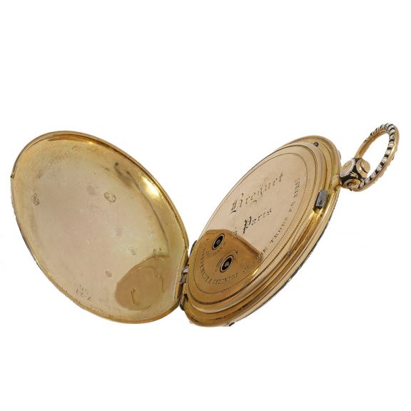 French 18 Carat gold enamel pocket watch for the Chinese market Circa 1820 French 18 Carat gold enamel pocket watch for the Chinese market Circa 1820