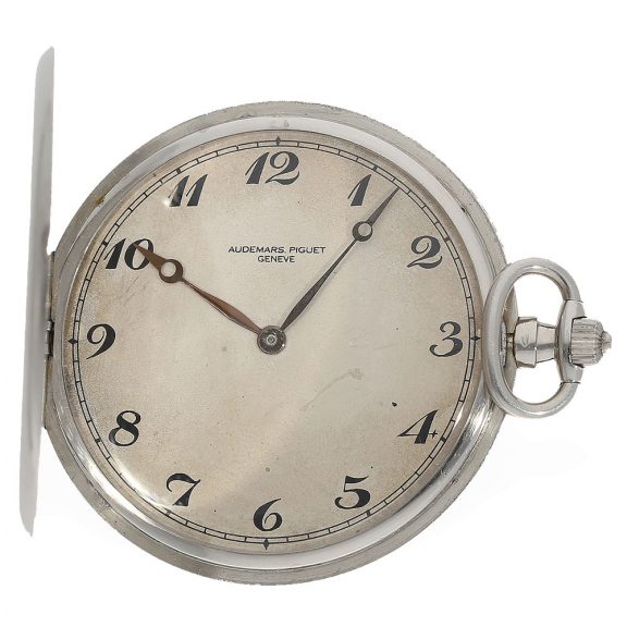 Swiss very rare platinum full hunter cased watch Circa 1920