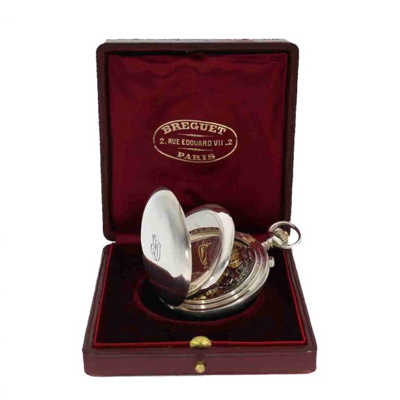 French silver pocket chronometer with split seconds Circa 1915 French silver pocket chronometer with split seconds Circa 1915
