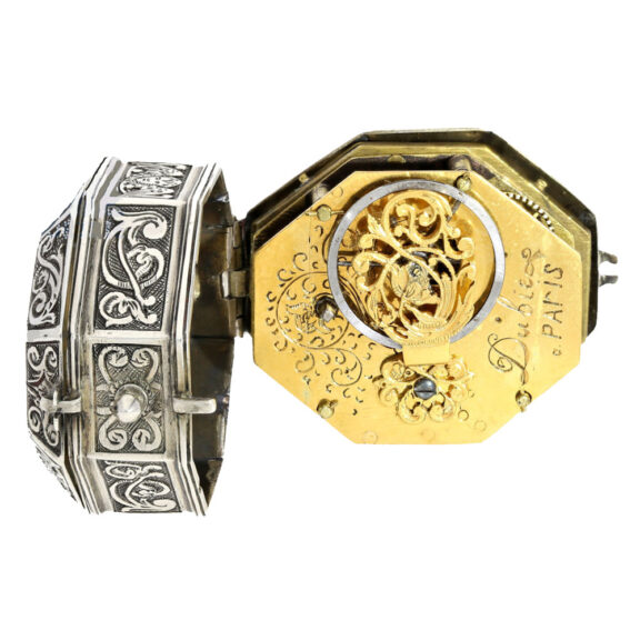 Rare French silver Renaissance neck watch Circa 1635 Rare French silver Renaissance neck watch Circa 1635