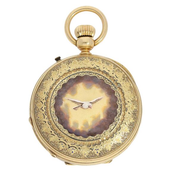 Swiss gold enamel watch “La Madonna della Sedia” Circa 1865 Swiss gold enamel watch “La Madonna della Sedia” Circa 1865