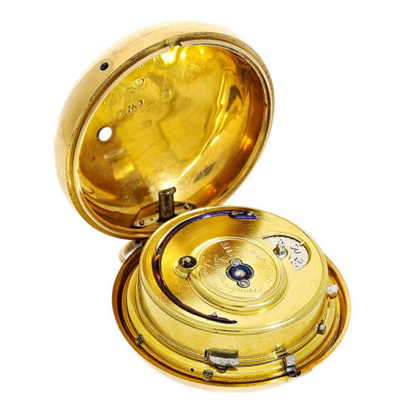 English gold quarter repeating à toc verge watch Circa 1781-1808 English gold quarter repeating à toc verge watch Circa 1781-1808