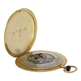 Swiss 18 carat gold and enamel Cartier style watch Circa 1920