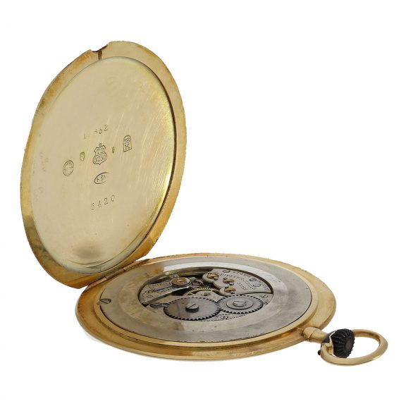 Swiss 18 carat gold and enamel Cartier style watch Circa 1920 Swiss 18 carat gold and enamel Cartier style watch Circa 1920