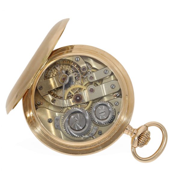 Swiss 14 carat gold anker chronometer Circa 1890 Swiss 14 carat gold anker chronometer Circa 1890