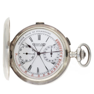Swiss silver anker chronometer doctor's à goutte watch Circa 1915