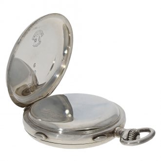 Swiss silver anker chronometer doctor's à goutte watch Circa 1915