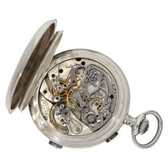 Swiss silver anker chronometer doctor's à goutte watch Circa 1915