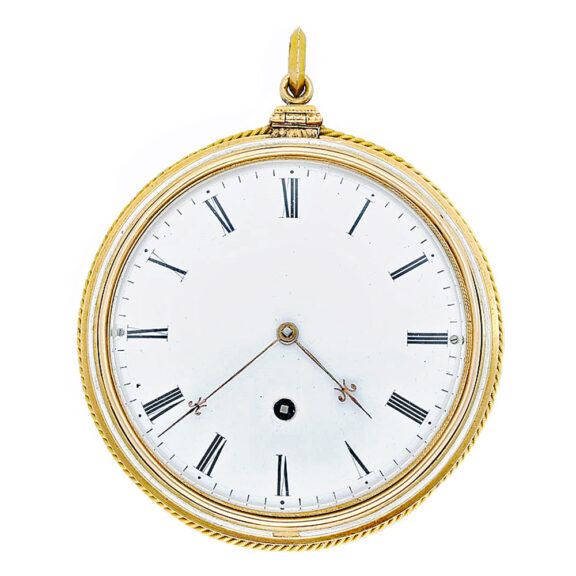 Swiss gold/enamel watch with special movement quality Circa 1830 Swiss gold/enamel watch with special movement quality Circa 1830