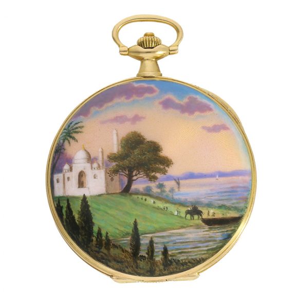 Swiss 18 carat gold full hunter case pocket watch Circa 1925 Swiss 18 carat gold full hunter case pocket watch Circa 1925