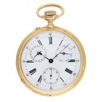 Swiss 18 carat gold à goutte anker chronometer Circa 1870 Swiss 18 carat gold à goutte anker chronometer Circa 1870