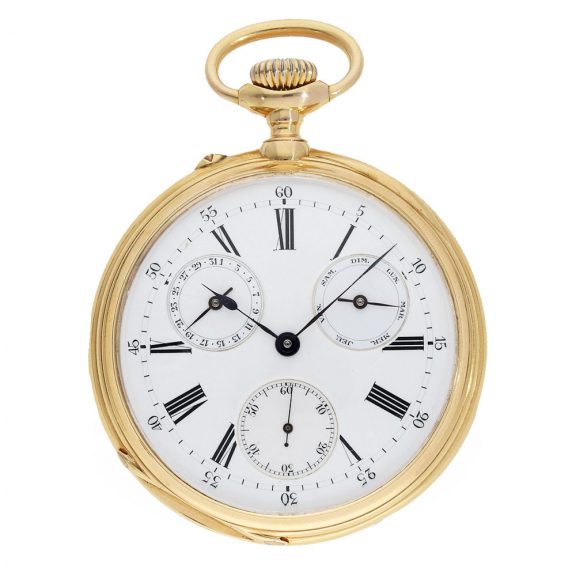 Swiss 18 carat gold à goutte anker chronometer Circa 1870 Swiss 18 carat gold à goutte anker chronometer Circa 1870