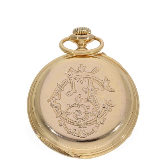 Swiss 18 carat gold à goutte anker chronometer Circa 1870 Swiss 18 carat gold à goutte anker chronometer Circa 1870