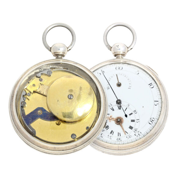 Silver virgule with automatic winding "Perpétuelle” Circa 1780 Silver virgule with automatic winding "Perpétuelle” Circa 1780