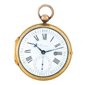 French marine timekeeper large diameter second beating balance Circa 1770