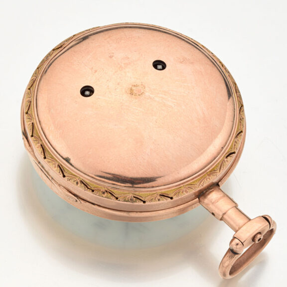 Fine Swiss gold trip repeater with self strike and date Circa 1800 Fine Swiss gold trip repeater with self strike and date Circa 1800