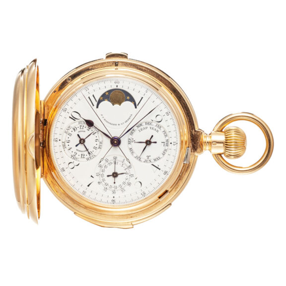 Important Swiss perpetual calendar minute repeater Circa 1875
