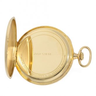 Swiss rare 18 carat gold dress watch with center seconds Circa 1942
