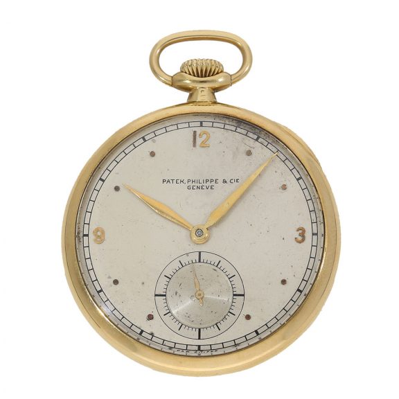 Swiss 18 carat gold Art Deco dress pocket watch Circa 1930