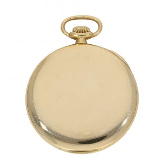 Swiss 18 carat gold Art Deco dress pocket watch Circa 1930