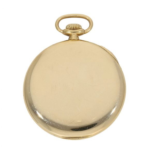 Swiss 18 carat gold Art Deco dress pocket watch Circa 1930 Swiss 18 carat gold Art Deco dress pocket watch Circa 1930