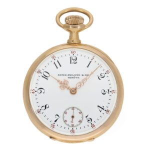 Swiss 18 carat gold anker chronometer in rare small size Circa 1905