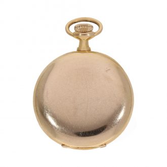 Swiss 18 carat gold anker chronometer in rare small size Circa 1905