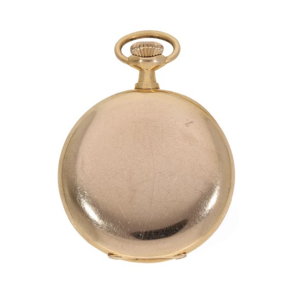 Swiss 18 carat gold anker chronometer in rare small size Circa 1905 Swiss 18 carat gold anker chronometer in rare small size Circa 1905