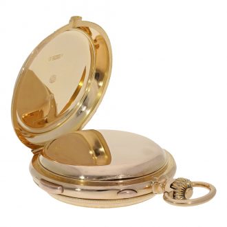 Swiss 18 carat gold impressive astronomical à goutte watch Circa 1900